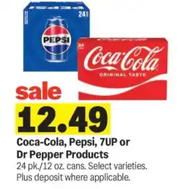 Meijer Coca-Cola, Pepsi, 7UP or Dr Pepper Products offer