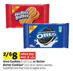 Meijer Oreo Cookies or Nutter Butter Cookies offer