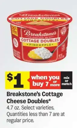 Meijer Breakstone's Cottage Cheese Doubles offer