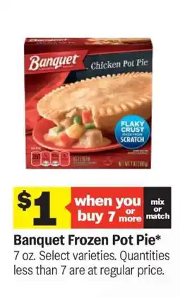 Meijer Banquet Frozen Pot Pie offer