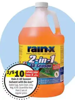 Meijer Rain-X All Season Solvent with De-Icer offer
