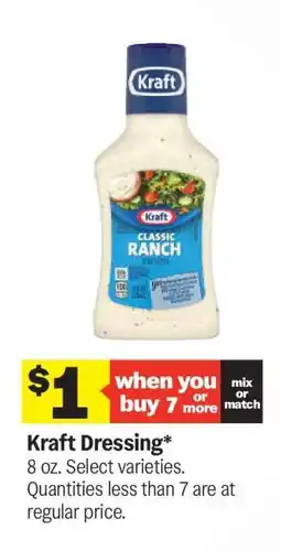 Meijer Kraft Dressing offer