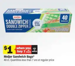 Meijer Meijer Sandwich Bags offer