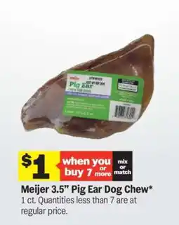 Meijer Meijer 3.5” Pig Ear Dog Chew offer