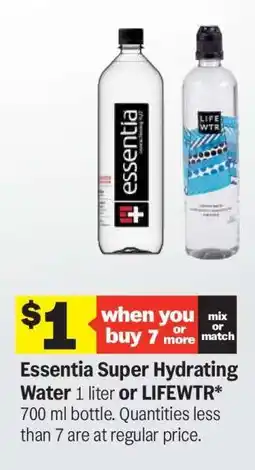 Meijer Essentia Super Hydrating Water or LIFEWTR offer