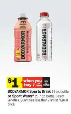 Meijer BodyArmor sports drink or sport water offer