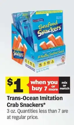 Meijer Trans-Ocean Imitation Crab Snackers offer
