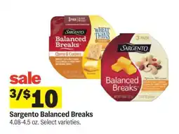 Meijer Sargento Balanced Breaks offer