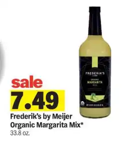 Meijer Frederik's by Meijer Organic Margarita Mix offer