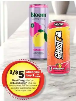 Meijer Ghost Energy or Bloom Energy offer