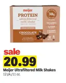 Meijer Meijer Ultrafiltered Milk Shakes offer
