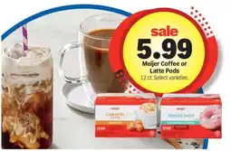 Meijer Meijer Coffee or Latte Pods offer