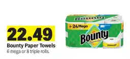 Meijer Bounty Paper Towels offer