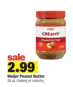 Meijer Meijer Peanut Butter offer
