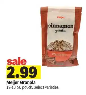 Meijer Meijer Granola offer