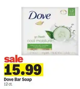 Meijer Dove Bar Soap offer