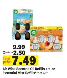 Meijer Air Wick Scented Oil Refills or Essential Mist Refills offer