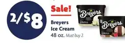Family Dollar Breyers Ice Cream offer
