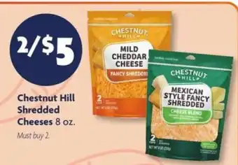 Chestnut Hill Shredded Cheeses 8 oz