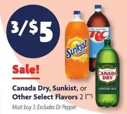 Family Dollar Canada Dry, Sunkist, or Other Select Flavors offer