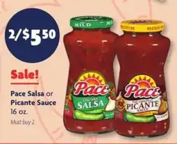 Family Dollar Pace Salsa or Picante Sauce offer
