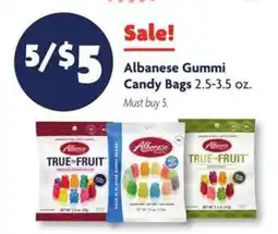 Family Dollar Albanese Gummi Candy Bags offer