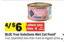 Meijer BLUE True Solutions Wet Cat Food offer
