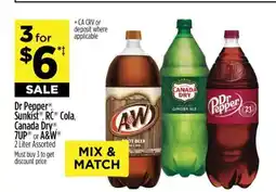 Dollar General Dr Pepper, Sunkist, RC Cola, Canada Dry, 7UP or A&W offer
