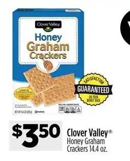 Dollar General Clover Valley Honey Graham Crackers 14.4 oz offer