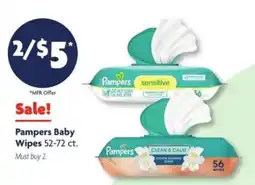Family Dollar Pampers Baby Wipes offer