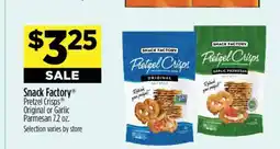 Dollar General Snack Factory Pretzel Crisps offer