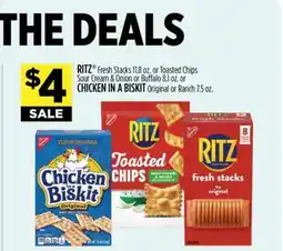 Dollar General RITZ Fresh Stacks, Toasted Chips, or CHICKEN IN A BISKIT offer