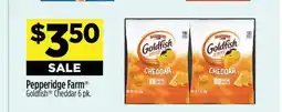 Dollar General Pepperidge Farm Goldfish Cheddar 6 pk offer
