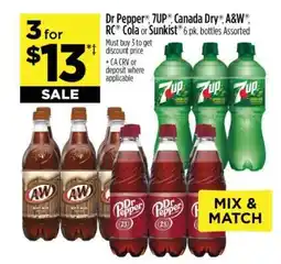 Dollar General Dr Pepper, 7UP, Canada Dry, A&W, RC Cola or Sunkist offer