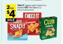 Dollar General Cheez-It or Club Minis offer