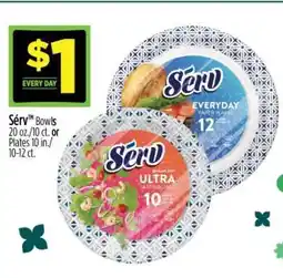 Dollar General Sérv Bowls or Plates offer