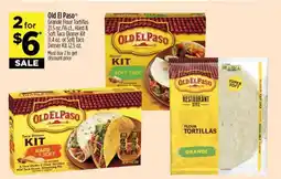 Dollar General Old El Paso Grande Flour Tortillas offer