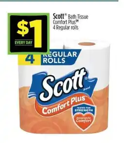 Dollar General Scott Bath Tissue Comfort Plus offer