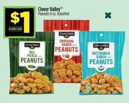 Dollar General Clover Valley Peanuts 4 oz. Assorted offer