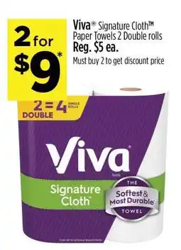 Dollar General Viva Signature Cloth Paper Towels offer
