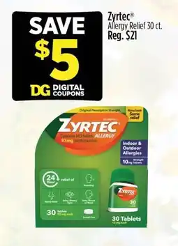 Dollar General Zyrtec offer