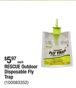 The Home Depot RESCUE Outdoor Disposable Fly Trap offer