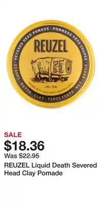 Ulta Beauty REUZEL Liquid Death Severed Head Clay Pomade offer