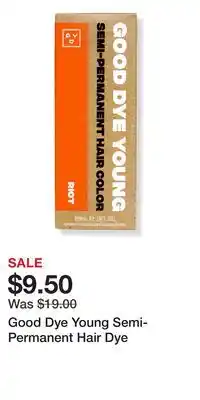 Ulta Beauty Good Dye Young Semi-Permanent Hair Dye offer