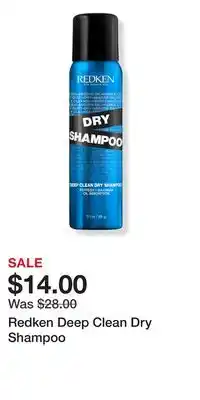 Ulta Beauty Redken Deep Clean Dry Shampoo offer
