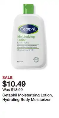 Ulta Beauty Cetaphil Moisturizing Lotion, Hydrating Body Moisturizer offer