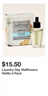 Bath & Body Works Laundry Day Wallflowers Refills 2-Pack offer