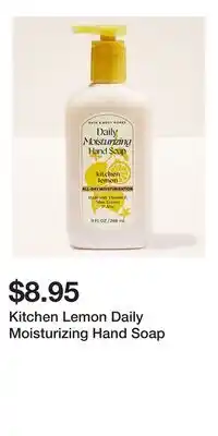 Bath & Body Works Kitchen Lemon Daily Moisturizing Hand Soap offer