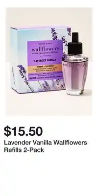 Bath & Body Works Lavender Vanilla Wallflowers Refills 2-Pack offer