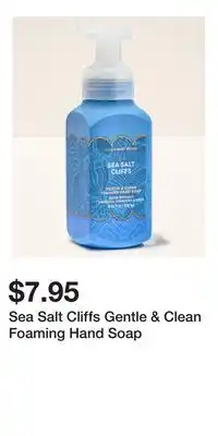 Bath & Body Works Sea Salt Cliffs Gentle & Clean Foaming Hand Soap offer